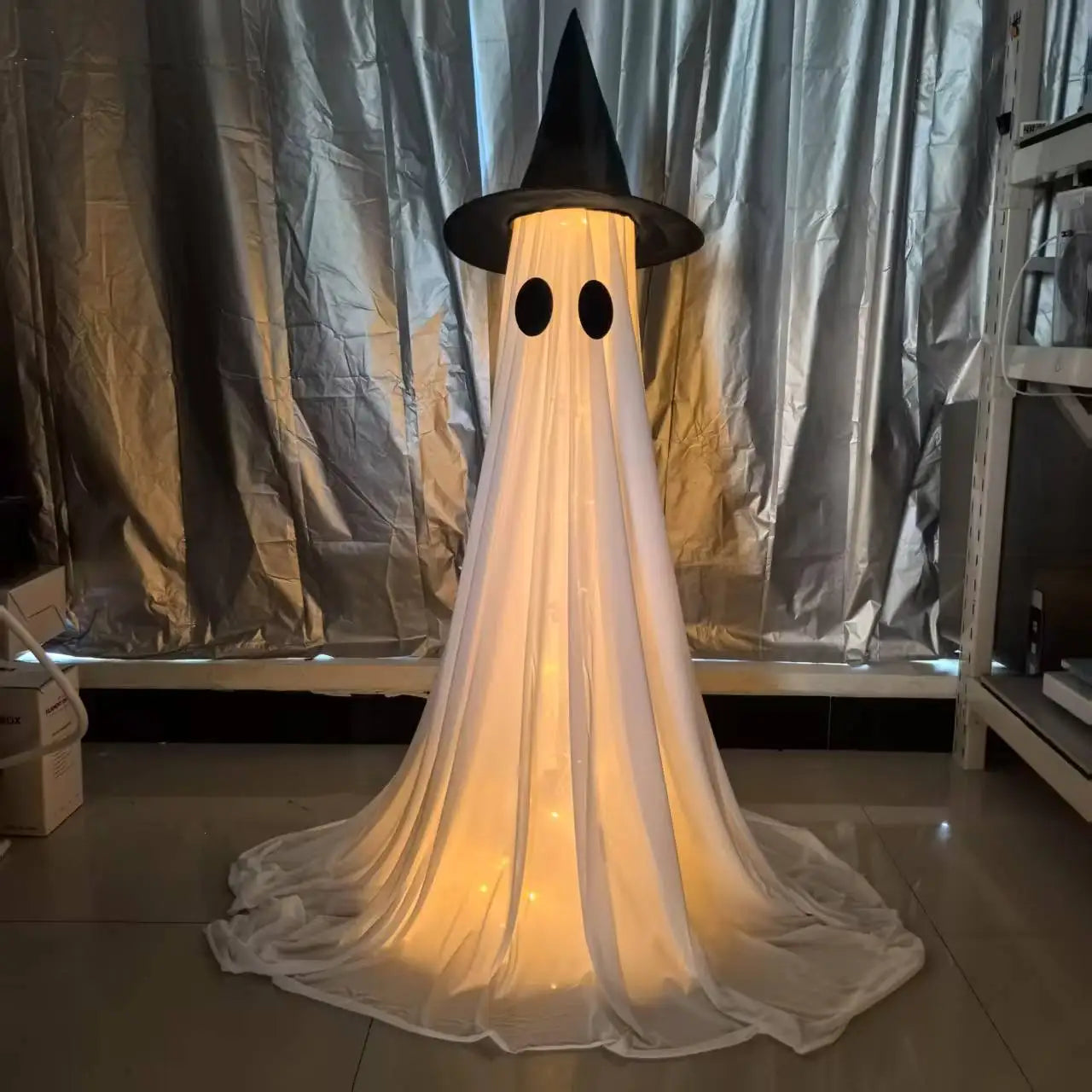 New Halloween Yard Halloween Decorations Outdoor, Decorated Standing Ghost Front Porch Yard Halloween Decorations for Home 2024