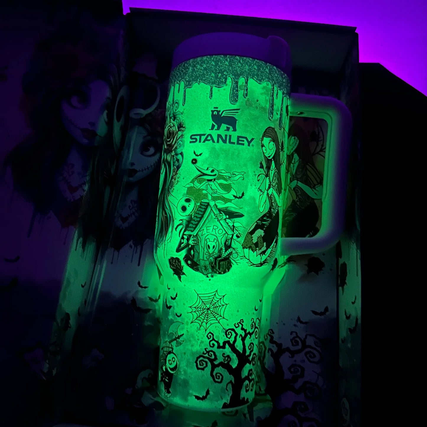 Sip Spooky, Stay Icy – Sally x Jack Tumbler