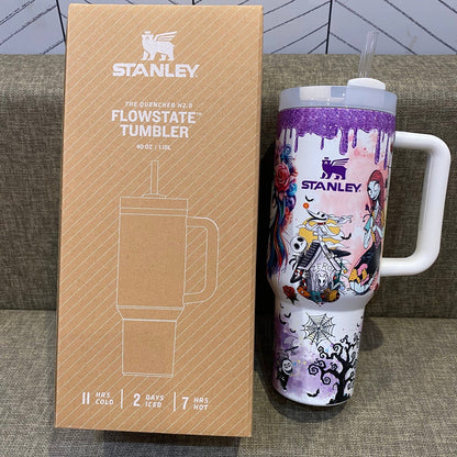 Sip Spooky, Stay Icy – Sally x Jack Tumbler