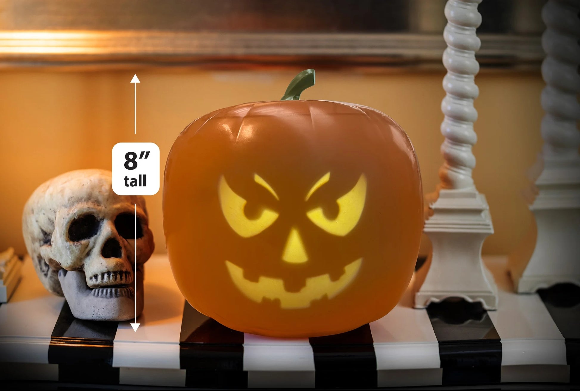 Rockin Jack Talking Animated Pumpkin with Built in Video Projector & Speaker Plug'N Play