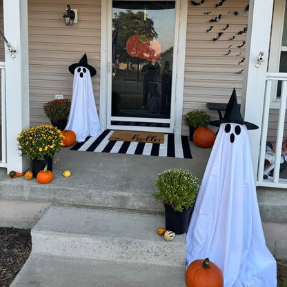 New Halloween Yard Halloween Decorations Outdoor, Decorated Standing Ghost Front Porch Yard Halloween Decorations for Home 2024