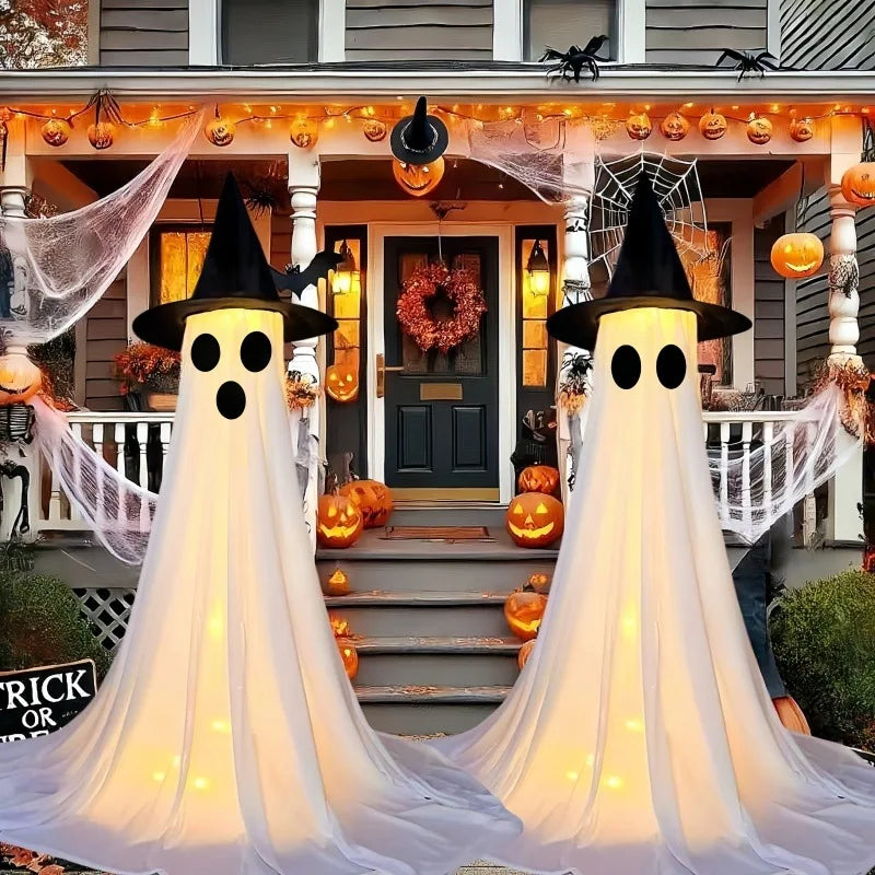 New Halloween Yard Halloween Decorations Outdoor, Decorated Standing Ghost Front Porch Yard Halloween Decorations for Home 2024